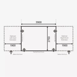 Aufblasbares Vorzelt Dometic Club Air Pro 390 S -Natur Zelt Geschaft dometic club air pro 390 s grundflaeche masse wohnwagen wohnmobilvorzelt 1000 8 21823