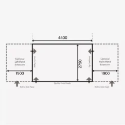 Aufblasbares Vorzelt Dometic Club Air Pro 440 S -Natur Zelt Geschaft dometic club air pro 440 s grundflaeche masse luftvorzelt 1000 8 21825