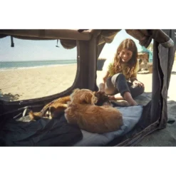 Hundezelt Outdoor Dometic K9 80 AIR -Natur Zelt Geschaft dometic k9 80 air hundebox aufblasbar herausnehmbarer pvc boden 1000 4 24366