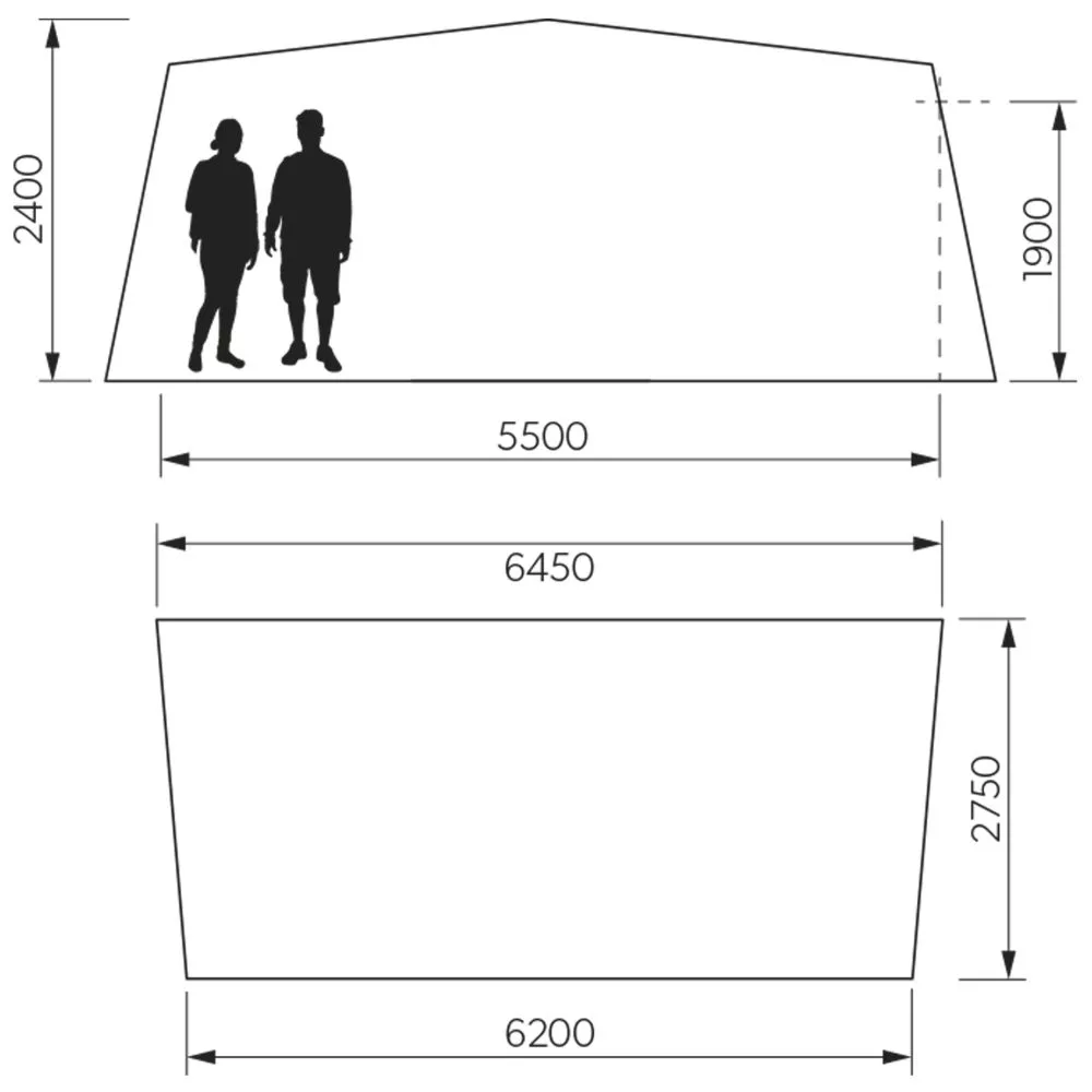 Caravanvorzelt Dometic Residence AIR All-Season | Grösse 16 | 1.025 - 1.050 2 Caravanvorzelt Dometic Residence AIR All-Season | Grösse 16 | 1.025 - 1.050 – Bild 2