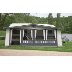 Caravan-Vorzelt DWT Carat 280 -Natur Zelt Geschaft dwt vorzelte carat 280 luxusvorzelt eingangstuere versetzbar 1000 3 15355