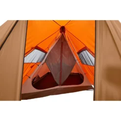 Tipi Nordisk Thrymheim 3 PU -Natur Zelt Geschaft innenzelt front rechts links mittig mit reissverschluss oeffenbar nordisk thrymheim 3 pu 1000 16 22696