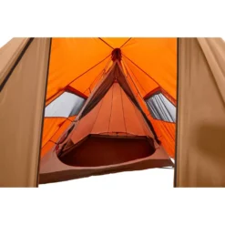 Tipi Nordisk Thrymheim 3 PU -Natur Zelt Geschaft innenzelt schlafkabine geoeffnet nordisk thrymheim 3 pu campingzelt 1000 17 22696