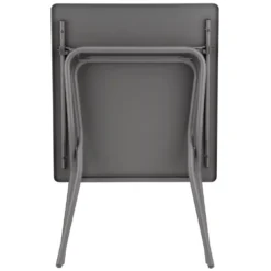 Campingtisch Lafuma Balcony II, Titane -Natur Zelt Geschaft klappbarer campingtisch lafuma balcony 2 titane quadratischer tisch klapptisch balkontisch 1000 2 24928