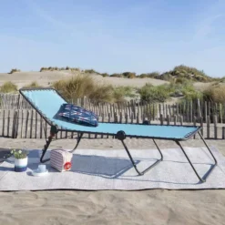 Strandliege Lafuma Siesta L, Seigle -Natur Zelt Geschaft klappliege lafuma siesta l batyline camping sonnenliege 1000 2 19046