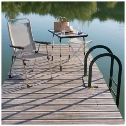 Campingstuhl, Klappsessel Lafuma Alu Victoria, Seigle II -Natur Zelt Geschaft lafuma alu victoria seigle ii klappstuhl camping garten stuhl 1000 4 24882