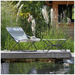 Premium-Liegestuhl Lafuma Transabed, Seigle II -Natur Zelt Geschaft lafuma batyline iso fussstuetze next stuhl transabed 1000 5 24886