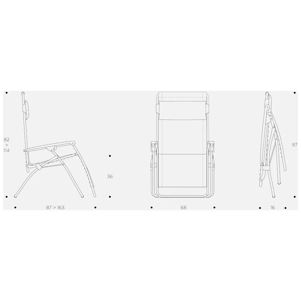 Relaxstuhl Lafuma R Clip, Ocean II 2 Relaxstuhl Lafuma R Clip, Ocean II – Bild 2