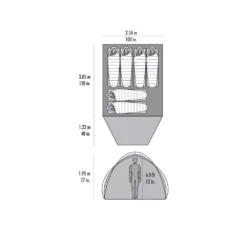 Familien-Zelt MSR Habitude 6 -Natur Zelt Geschaft msr habitude 6 sechspersonenzelt gruppenzelt grosses familienzelt outdoorzelt campingzelt trekkingzelt 1000 2 23349