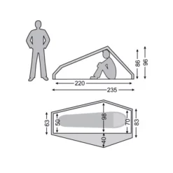 Natur Zelt Geschaft -Natur Zelt Geschaft trekkingzelt nordisk telemark 1 lw burnt red groesse 1 12113