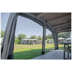 Wohnwagenvorzelt Westfield Pluto 10 XL | Mod. 2023 -Natur Zelt Geschaft vorderwandelemente abgenommen offenes aufblasbares wohnwagenvorzelt westfield pluto xl 1000 5 23233