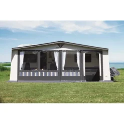 Wohnwagen-Vorzelt DWT Tango 300 -Natur Zelt Geschaft vorzelt dwt tango 300 wohnwagenvorzelt mit eingangstuer rechts 1000 3 1802